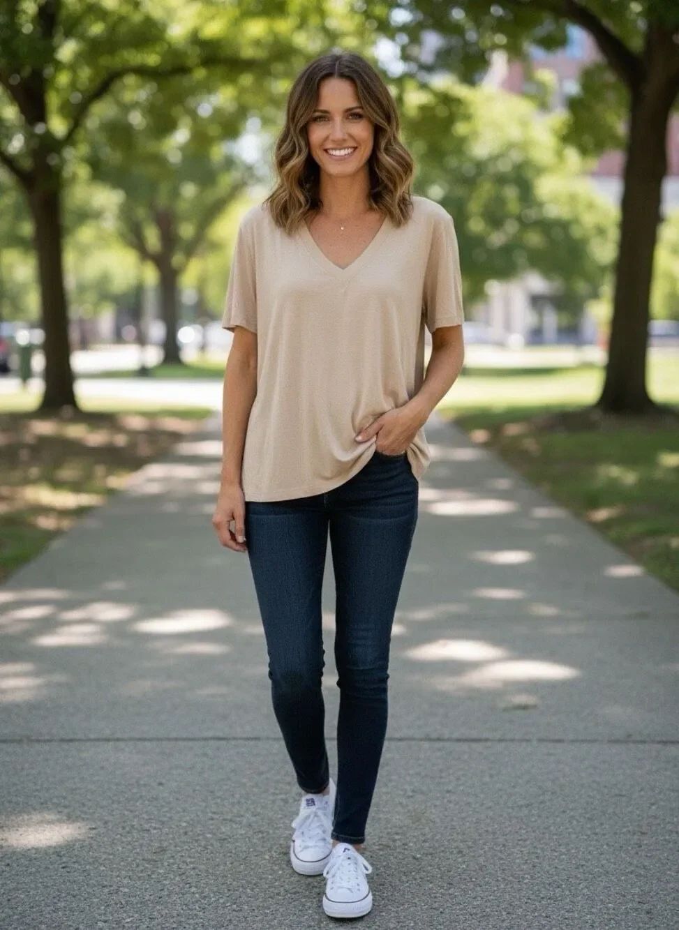 Express women XL loose fit v-neck short sleeve blouse brand new